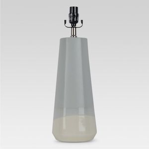 NEW Threshold™ Dipped Ceramic large Lamp Base Blue/White
